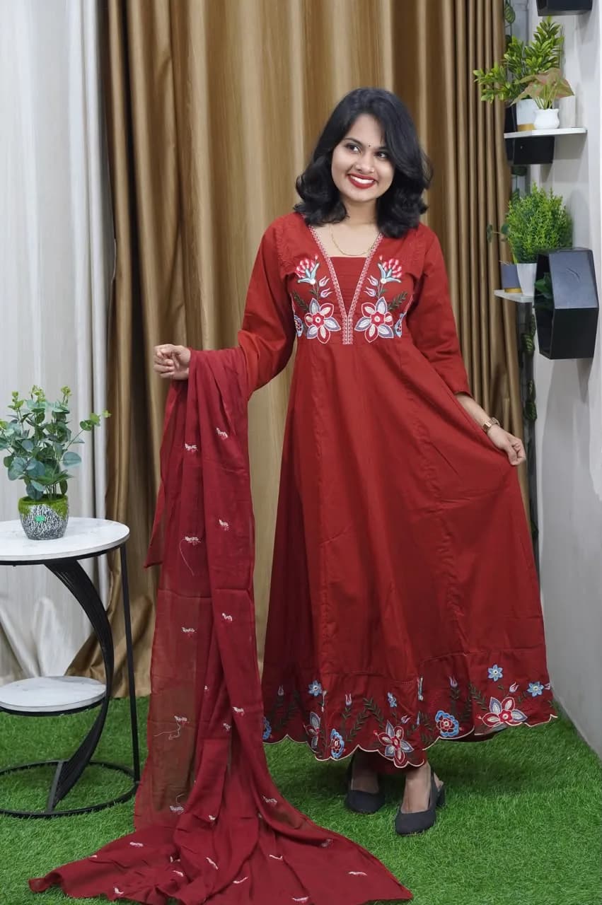 ANARKALI KURTIS SET